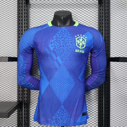Maillot Brésil Extérieur Manches Longues 2025/2026 Player Version