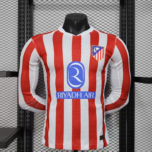 Maillot Atletico Madrid Manches Longues 2025/2026 Player Version