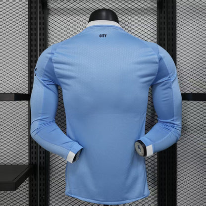 Maillot Domicile Manchester City Manches Longues 2025/2026 Player Version