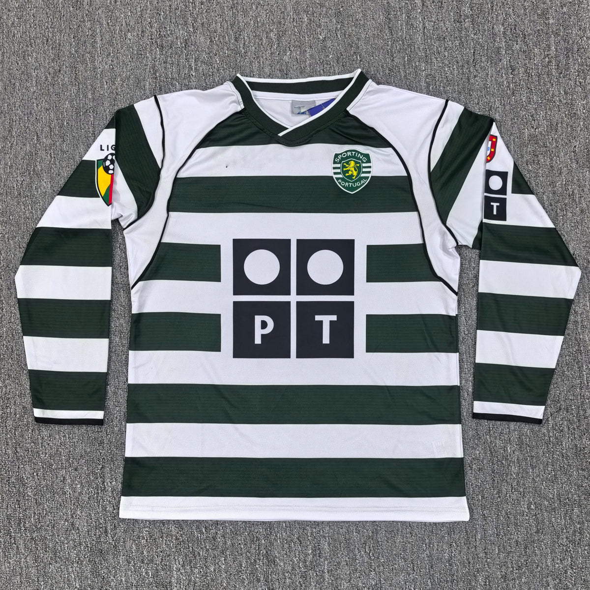 Maillot Sporting Retro Manches Longues 2002/2003