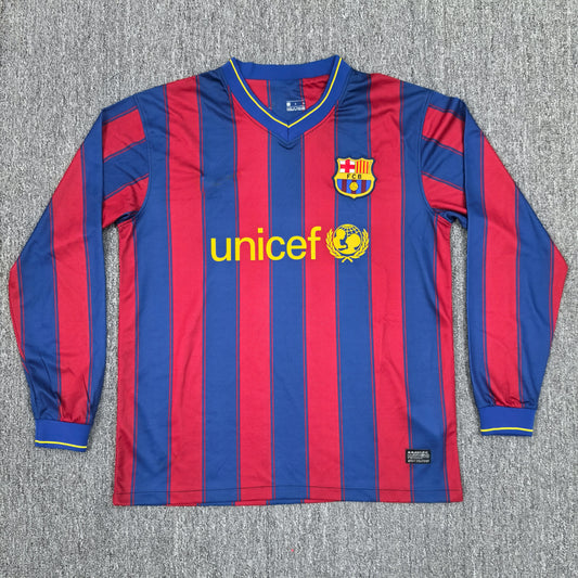 Maillot FC Barcelone Retro Manches Longues 2009/2010