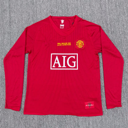 Maillot Manchester United Retro Manches Longues 2007/2008