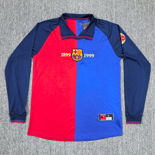 Maillot FC Barcelone retro Manches Longues 100th Anniversary