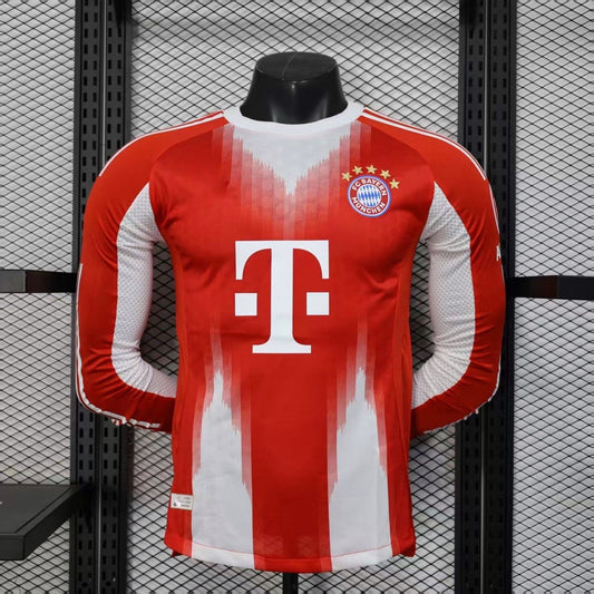 Maillot Bayern Domicile Manches Longues Player Version 2025/2026
